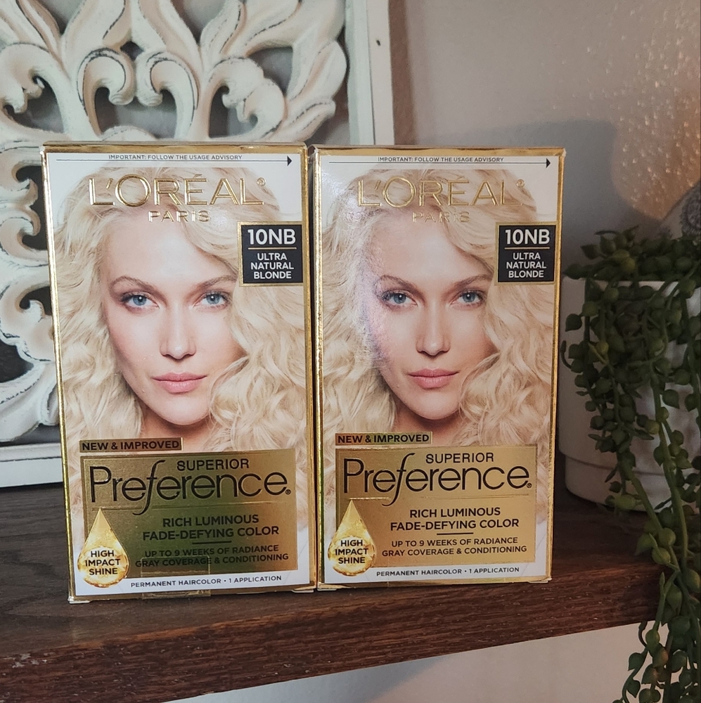 L'Oreal Yellow Hair Color Radiant Shine- 2 Boxes Unopened
